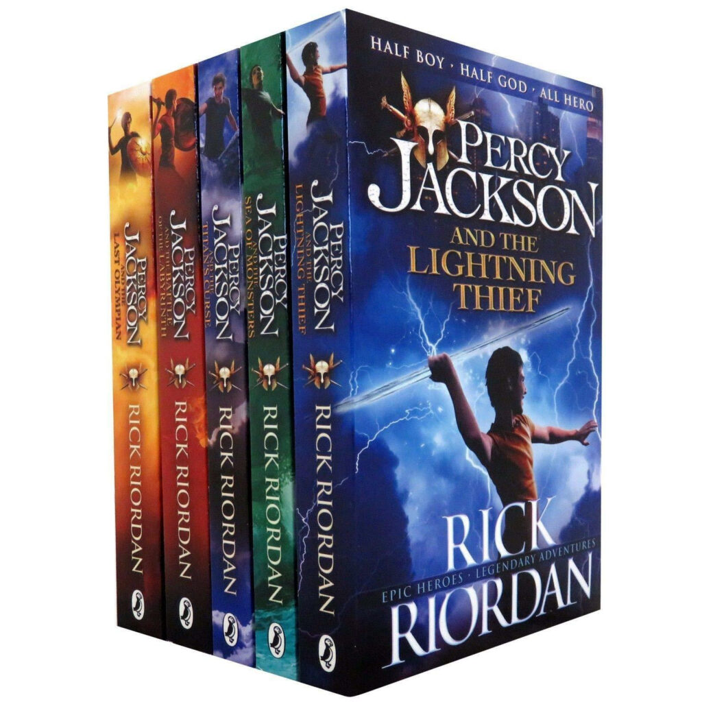 أفضل 7 قصص اطفال إنجليزي – مغامرات شيقة وتنمية للخيال - Kootb.com Percy Jackson Collection
