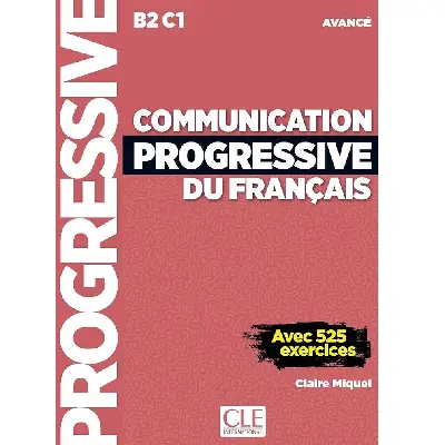 Communication progressive du français Niveau avancé B2-C1 غلاف كتاب