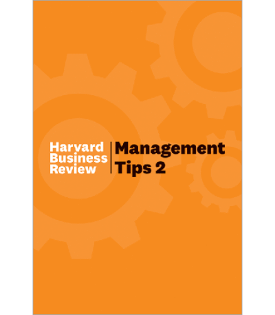 HBR Management Tips 2